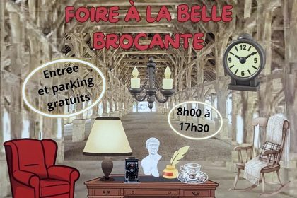 Foire à la Belle Brocante 2026 aux Halles de Questembert 2 Affiche de la Foire à la Belle Brocante 2026 aux Halles de Questembert