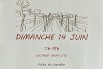Affiche des portes ouvertes du vignoble de Kerjuhel à Questembert en juin 2026