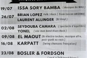 Les Zapéros Concerts 2026 à Rochefort-en-Terre : programmation musicale estivale à L’Étang Moderne 4 Affiche des Zapéros Concerts 2026 à Rochefort-en-Terre avec la programmation musicale estivale de L’Étang Moderne