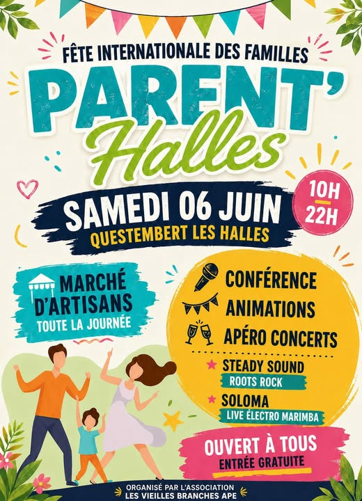 Affiche Parent’Halles 2026 à Questembert