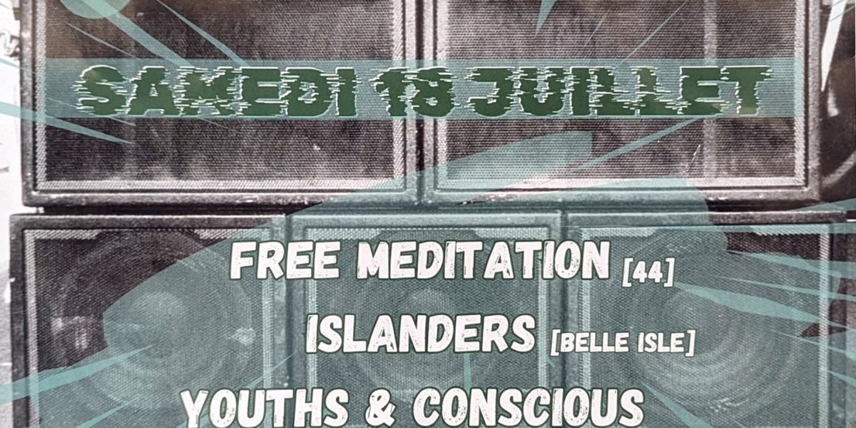 Affiche de Care In Dub à Malansac le 18 juillet 2026 avec Free Meditation, Islanders, Youths & Conscious, Denba Hifi et Kürün Sound System.