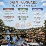 Fête du Canal 2026 à Saint-Congard : concerts, feu d'artifice et animations 3 Affiche de la Fête du Canal 2026 à Saint-Congard avec concerts, repas, feu d'artifice et animations familiales.
