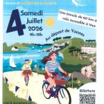 Le Rayon Breton 2026 : randonnée vélo dans le Golfe du Morbihan 2 Affiche du Rayon Breton 2026, randonnée vélo de 60 km dans le Golfe du Morbihan au départ de Vannes le 4 juillet 2026.