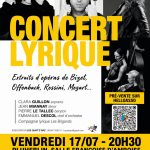 Affiche du concert lyrique à Pluherlin le 17 juillet 2026